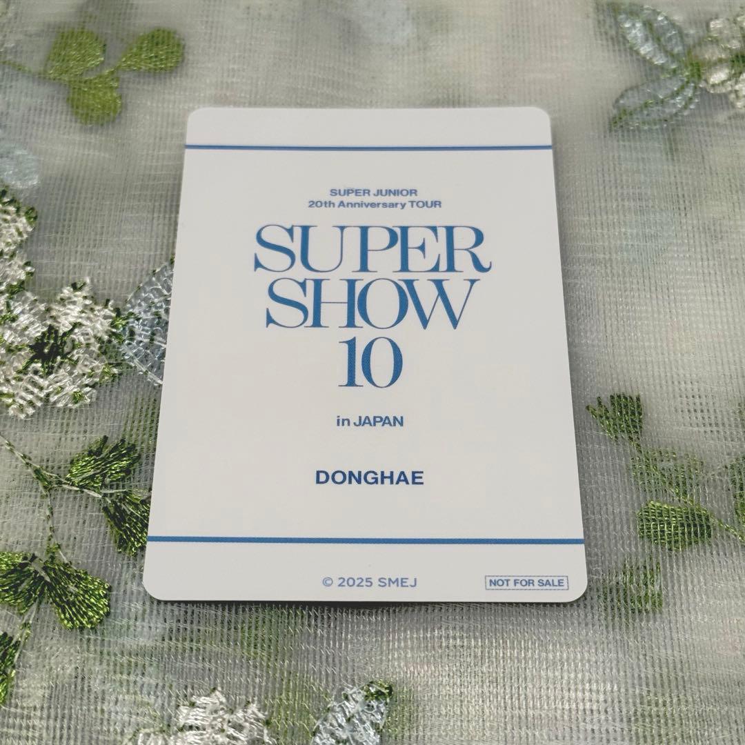 SUPER SHOW 10 in JAPAN EC購入特典 トレカ ドンヘ