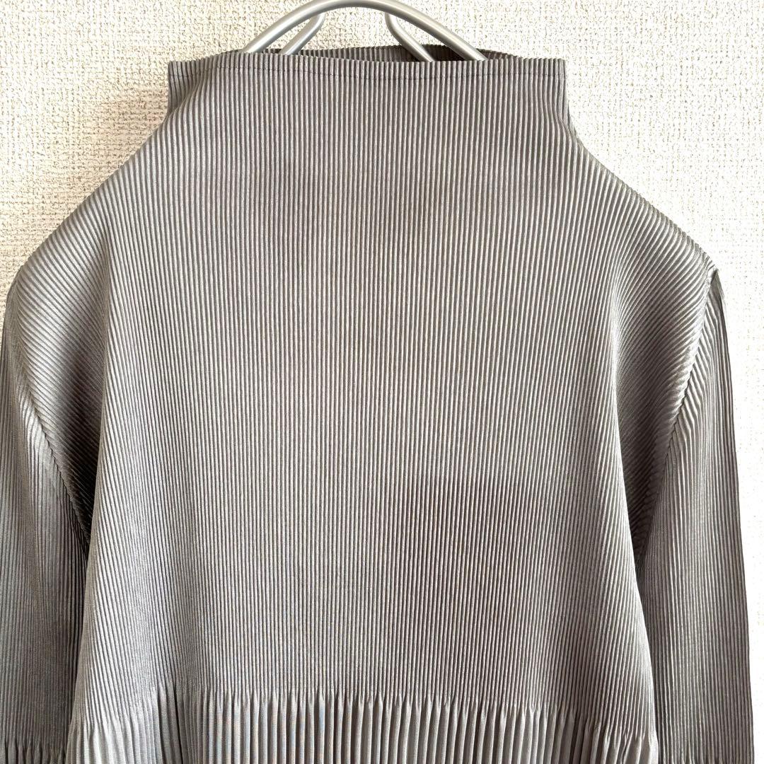 PLEATS PLEASE プリーツプリーズ 切り替え 長袖 イッセイミヤケ