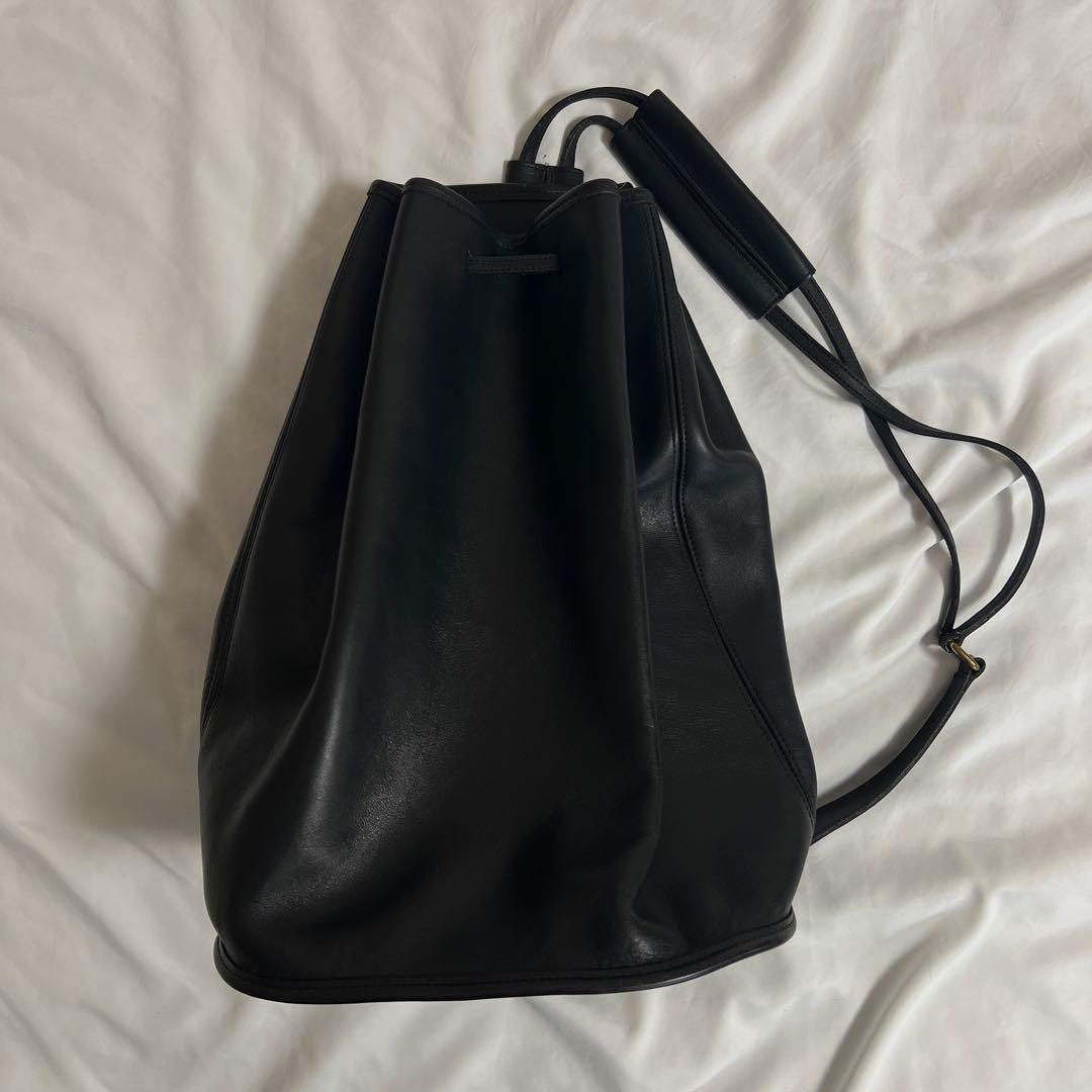 OLD COACH オールドコーチ 9929 巾着型 ブラック