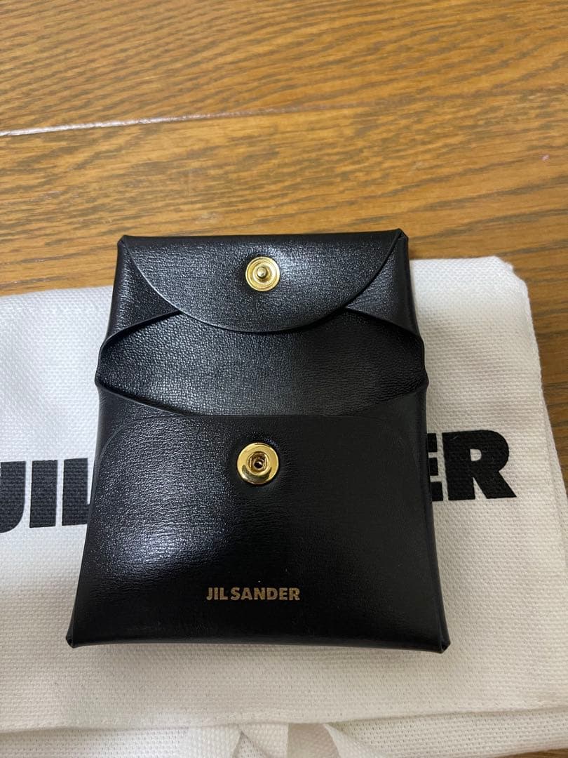 JIL SANDER ブラックレザー ケース