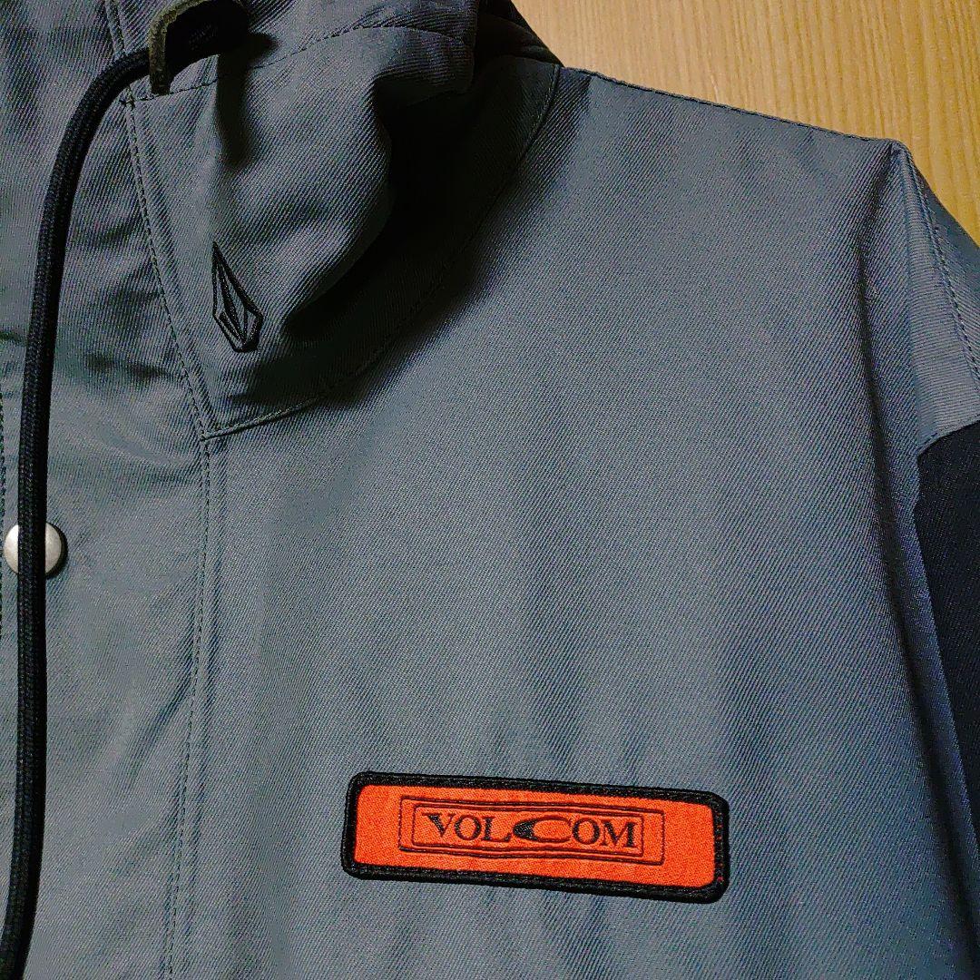 VOLCOM ZIP TECH アノラック グレー/ブラック 同モデルパンツ付き
