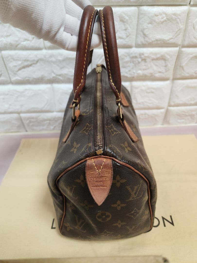 ルイヴィトン スピーディ25 ミニボストン ハンドバッグ ヴィンテージ加工