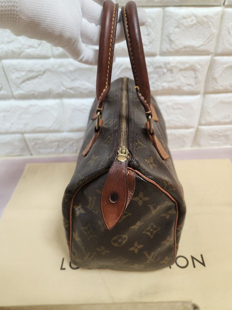 ルイヴィトン スピーディ25 ミニボストン ハンドバッグ ヴィンテージ加工