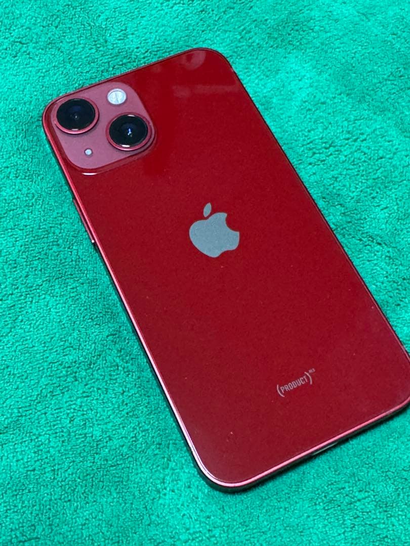 iPhone 13 mini RED 美品 256GB 90%バッテリー