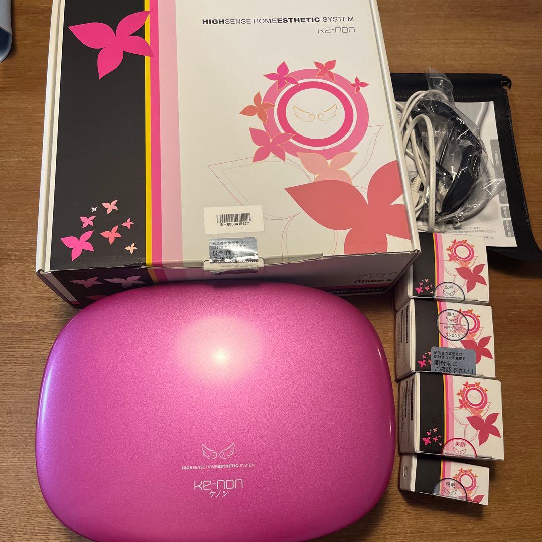 ケノン 脱毛器 本体とカートリッジ付き