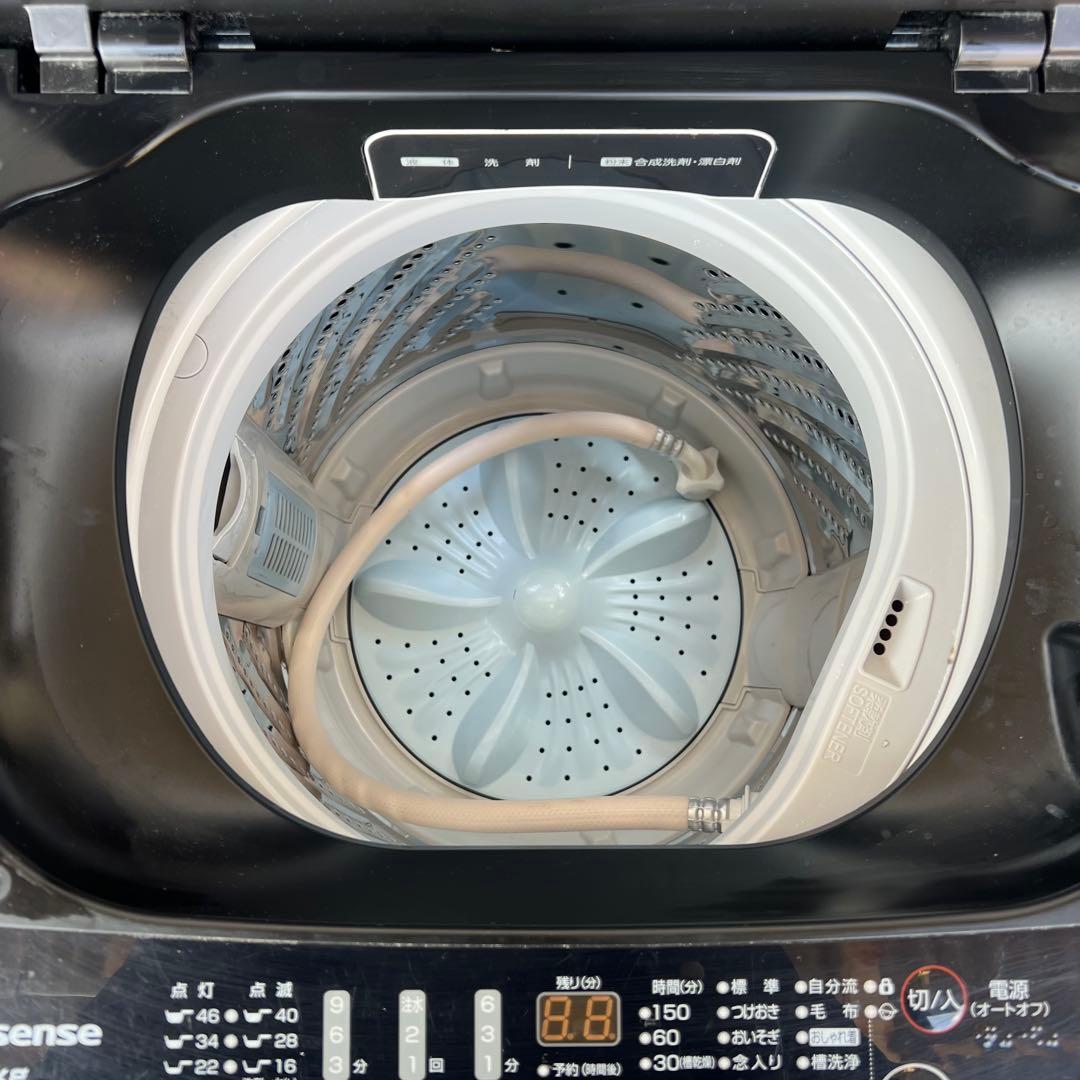 送料込★5.5kg洗濯機 ハイセンス HW-G55E2K 2022年製