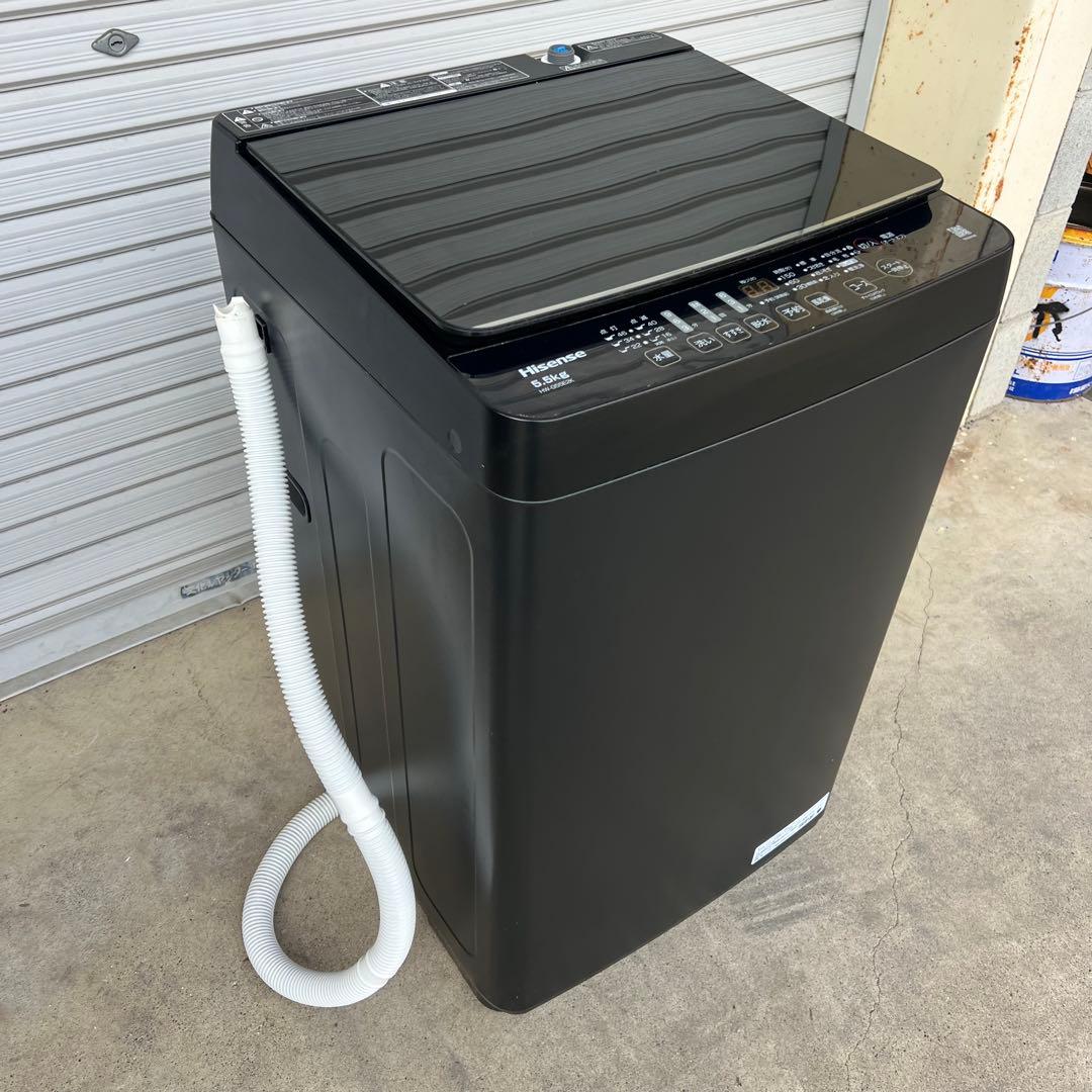 送料込★5.5kg洗濯機 ハイセンス HW-G55E2K 2022年製