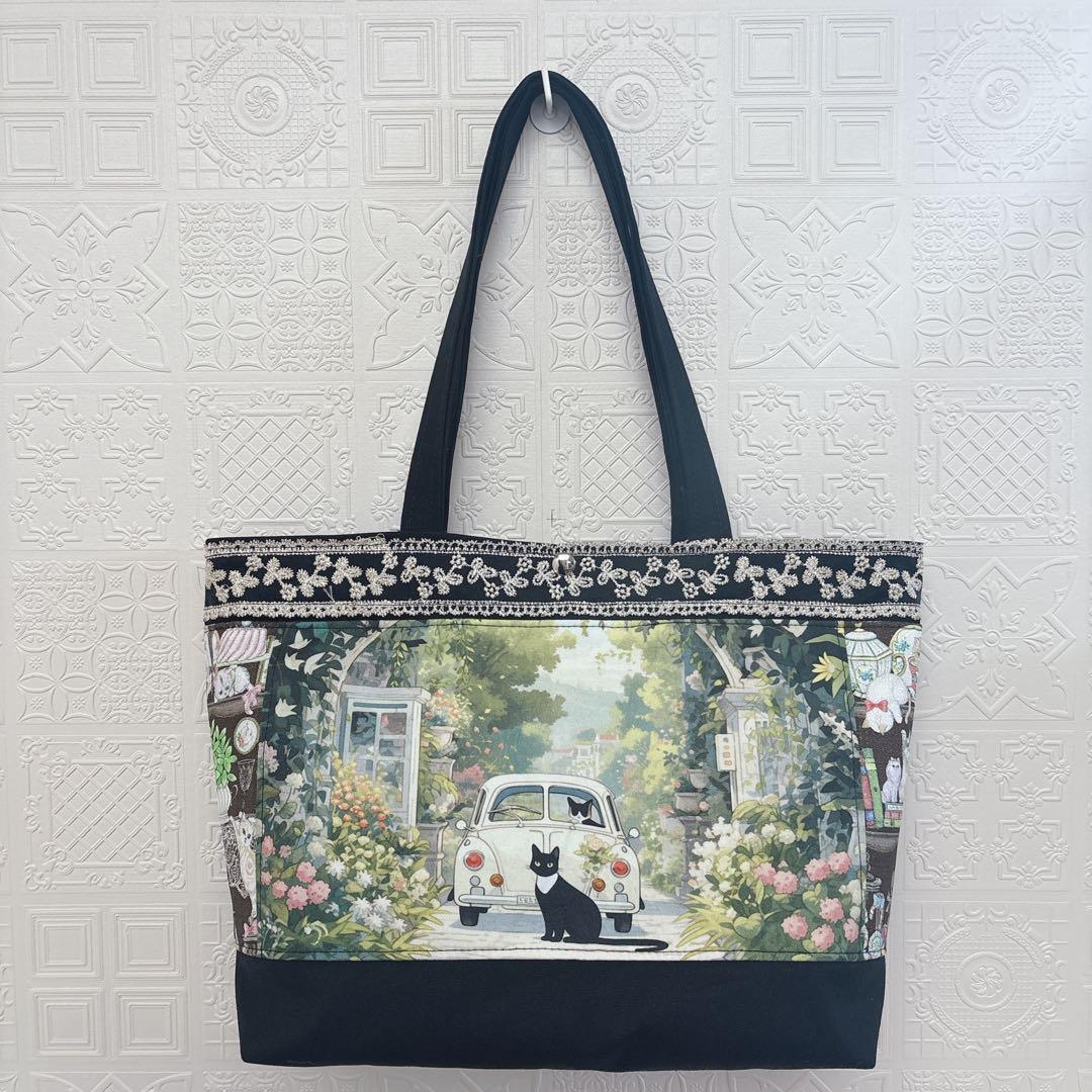 M3様オーダーページ♡猫柄♡リバティ♡ユキエモン♡トートバッグ2点♡