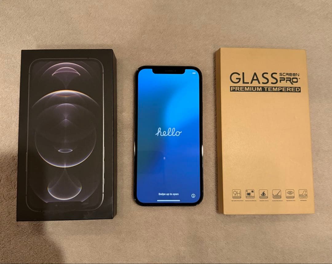 iPhone 12 Pro 128GB グラファイト｜SIMフリー｜ ケース付き