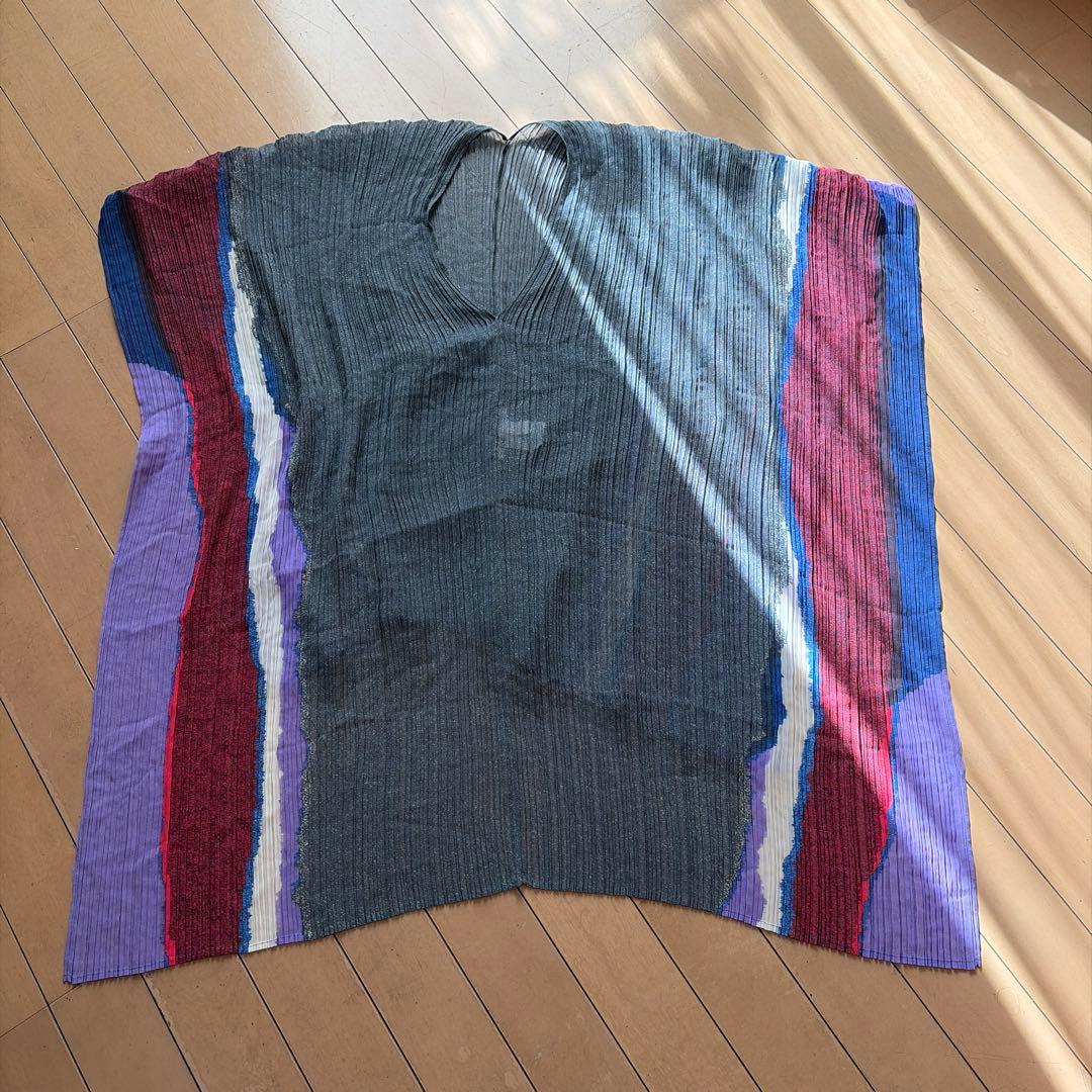 プリーツプリーズ　JUMP ポンチョ・ストール　タグ付