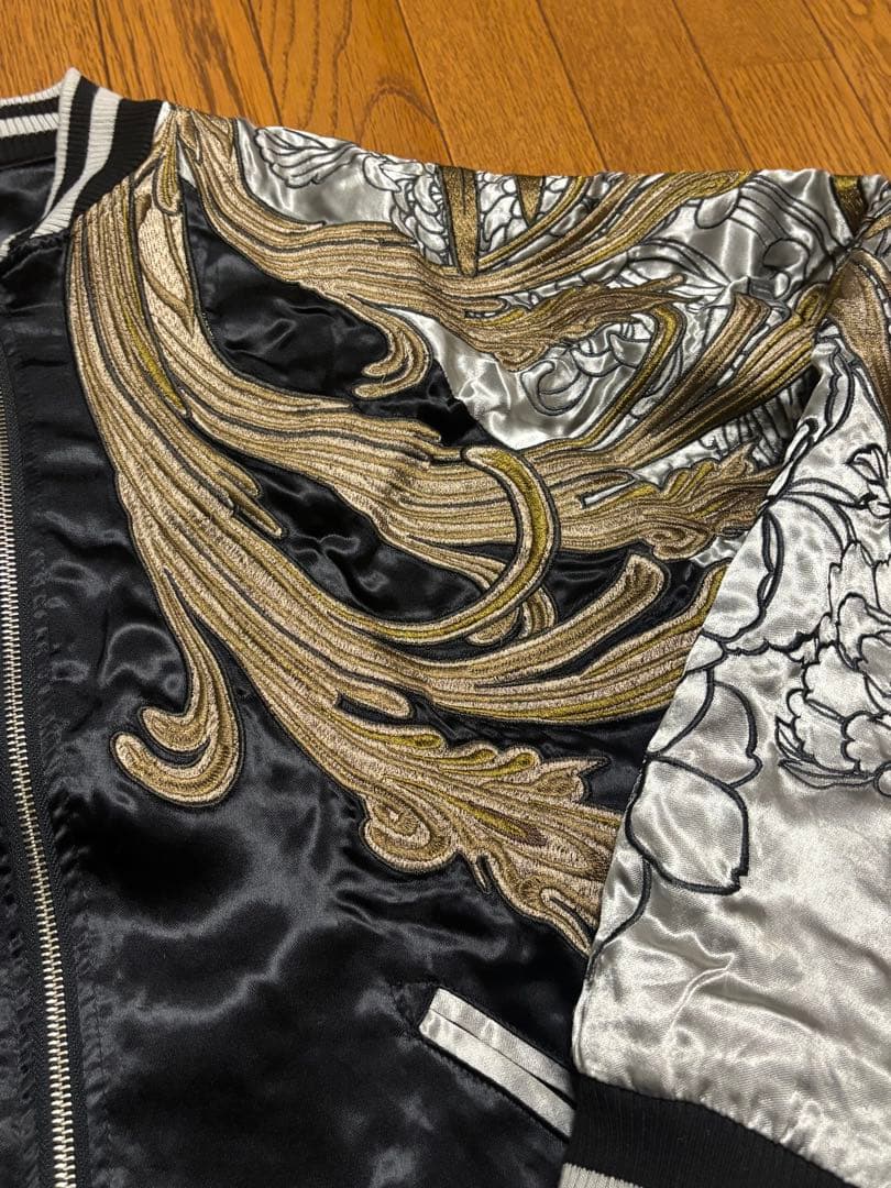 希少　入手困難品　【絡繰魂・粋】　別注！限定リバーシブルスカジャン　神鳳凰龍