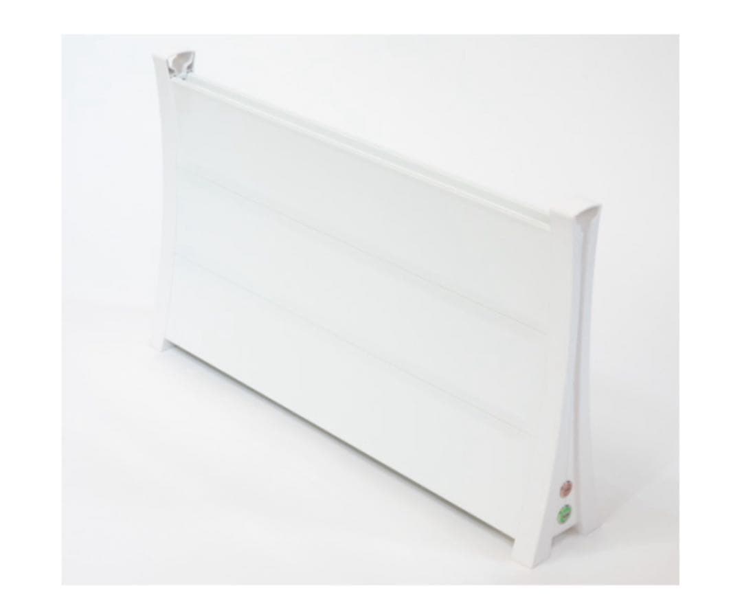 icoro 電気ヒーター ホワイト 44cm x 75cm