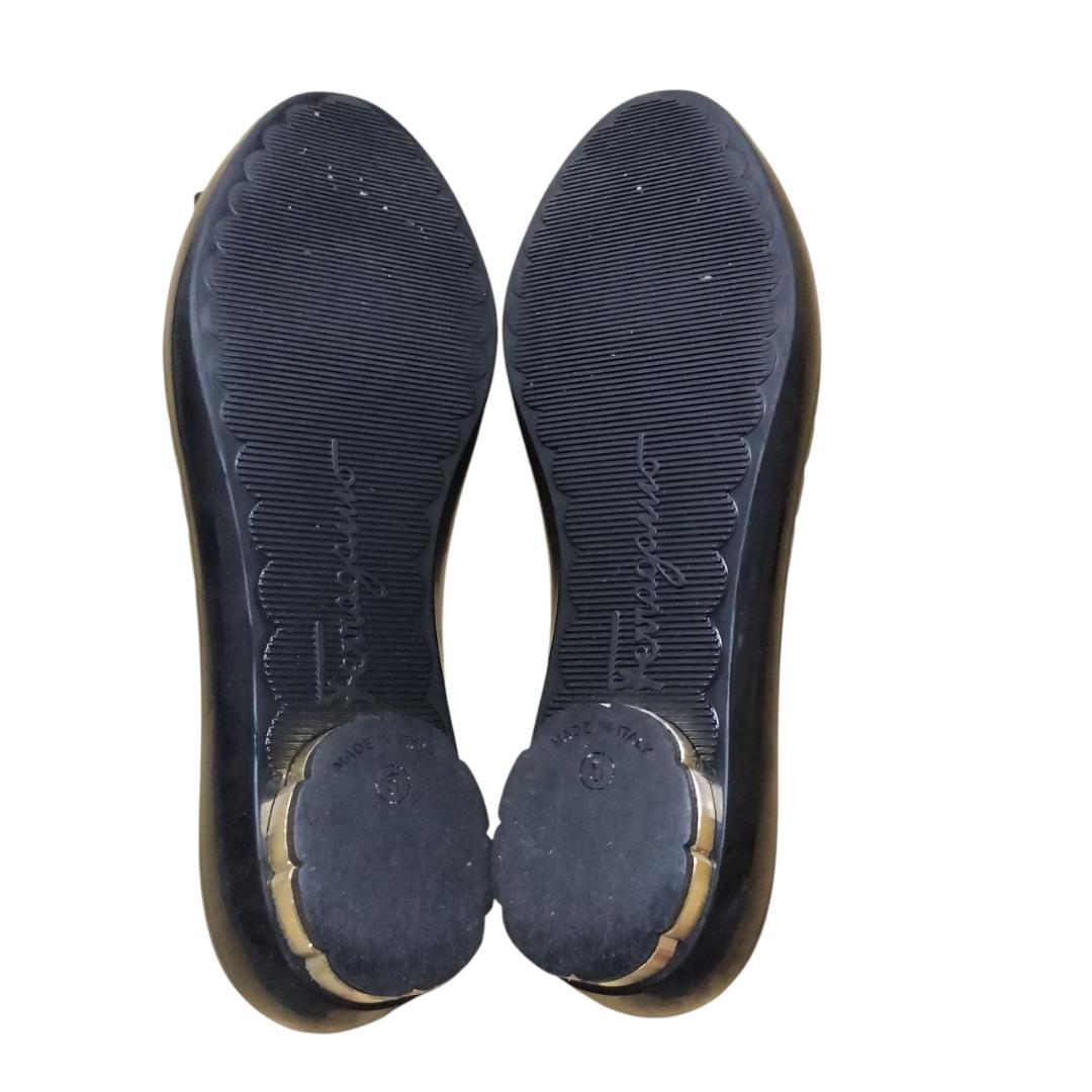 【美品】フェラガモ パンプス ラバー ヴァラ VARA JELLY ブラック