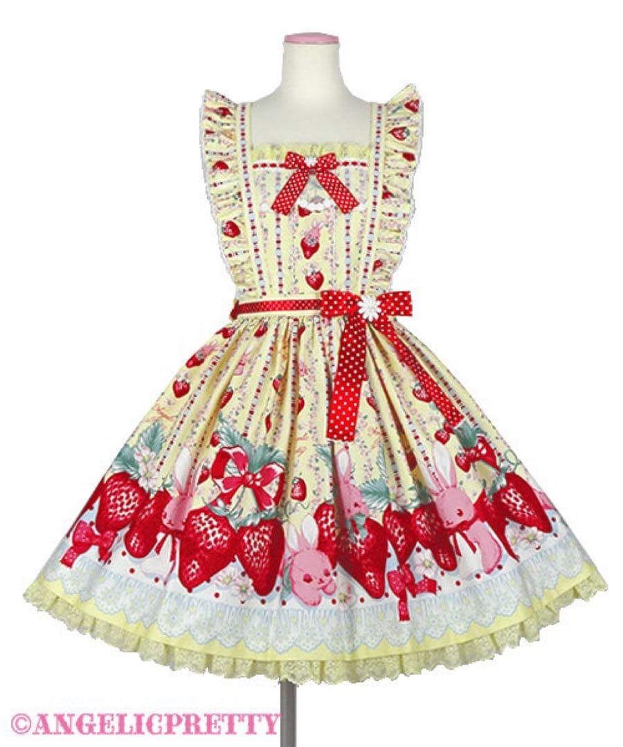 Angelic Pretty Little Bunny Strawberry3点