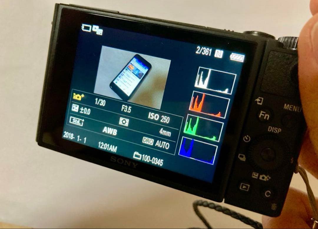 【美品】SONYコンパクトデジタルカメラ Cyber-shot DSC-HX99