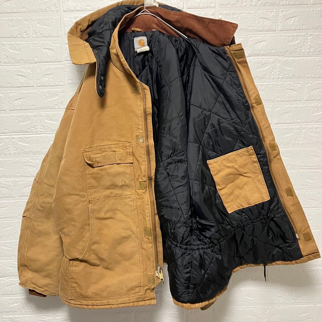 ●H13【US輸入】カーハート トラディショナルコート ブラウン系【2XL相当】