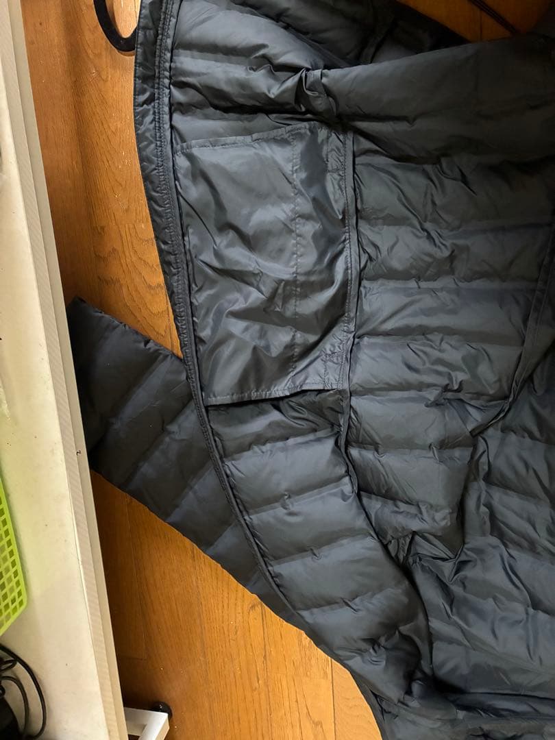 Columbia フード付きロングダウンジャケット　M