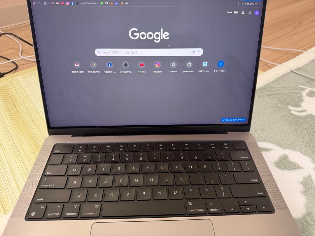 Apple MacBook Pro M3 14 インチ　スペースグレー　1TB