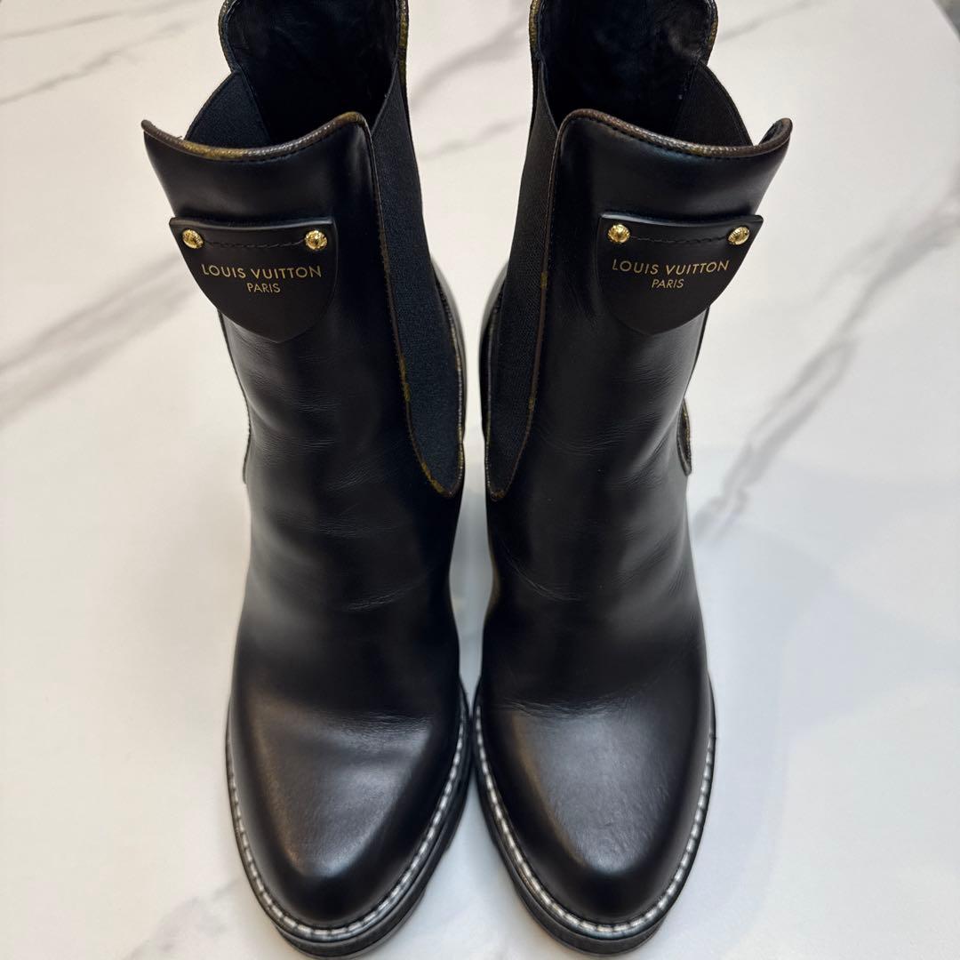 【極美品】Louis Vuitton ボブールアンクルブーツ 37