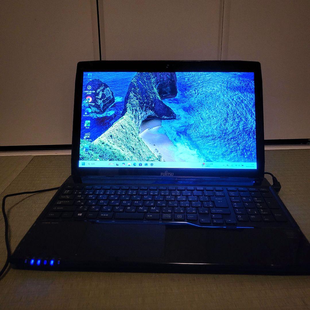 富士通ノートPC i3 Win11Pro Office2024 SSD120GB