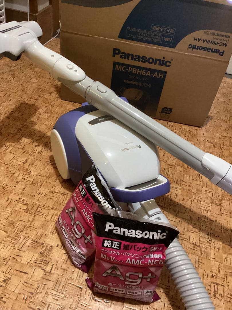 Panasonic MC-PBH6A 掃除機 本体＋紙パック10枚