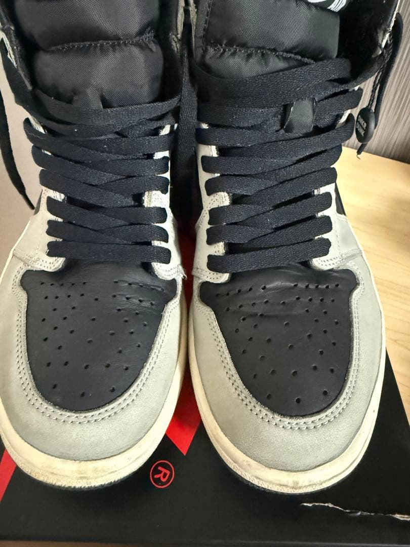 中古品　27.5㎝　ナイキ エアジョーダン1 ハイ OG \"シャドウ2.0\"