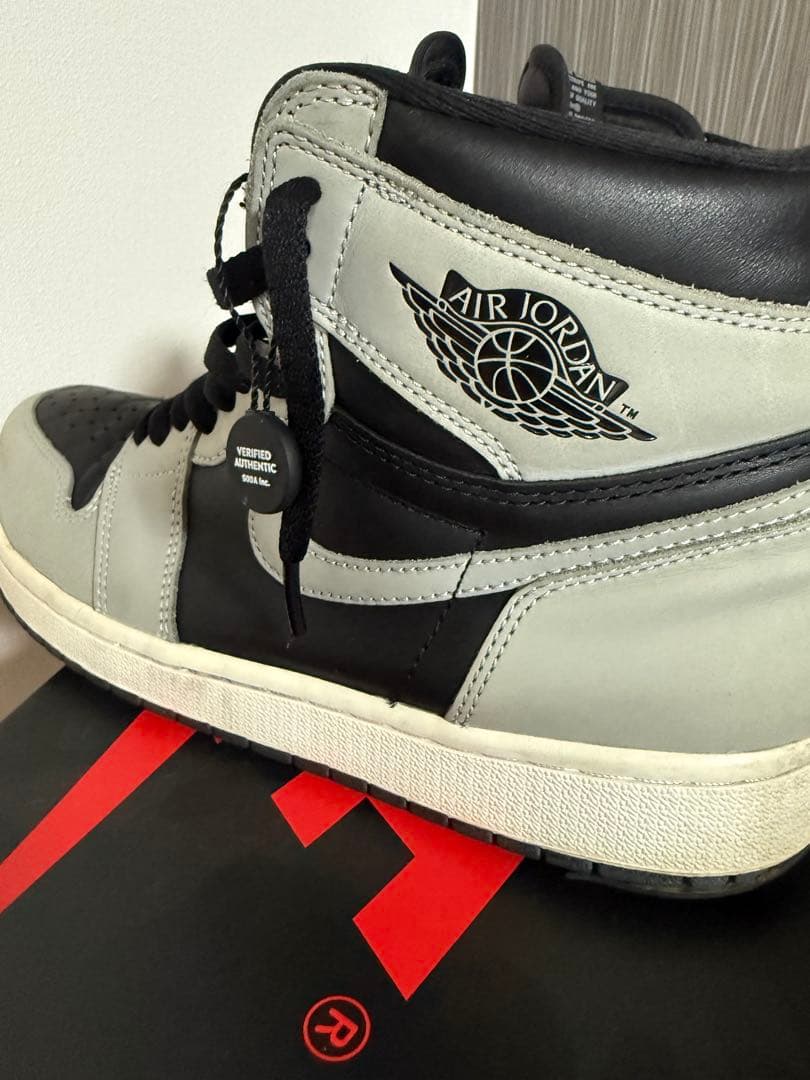 中古品　27.5㎝　ナイキ エアジョーダン1 ハイ OG \"シャドウ2.0\"