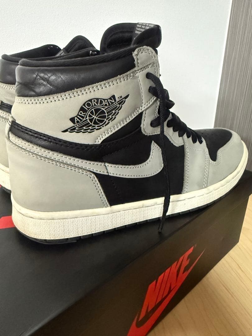 中古品　27.5㎝　ナイキ エアジョーダン1 ハイ OG \"シャドウ2.0\"