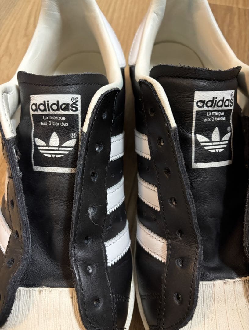 adidas スーパースター 82 黒白　ID5960 27cm