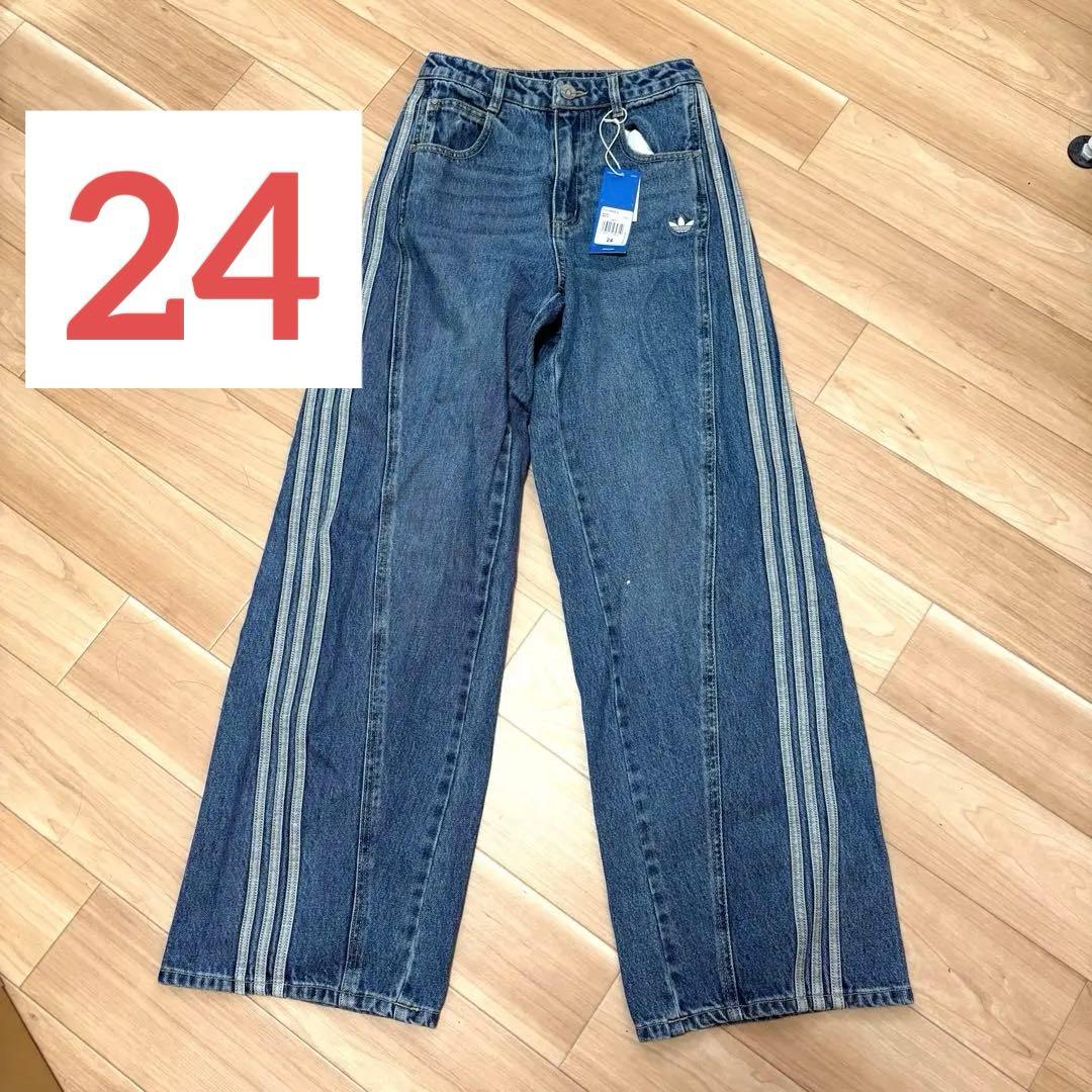 adidas デニムパンツ 24