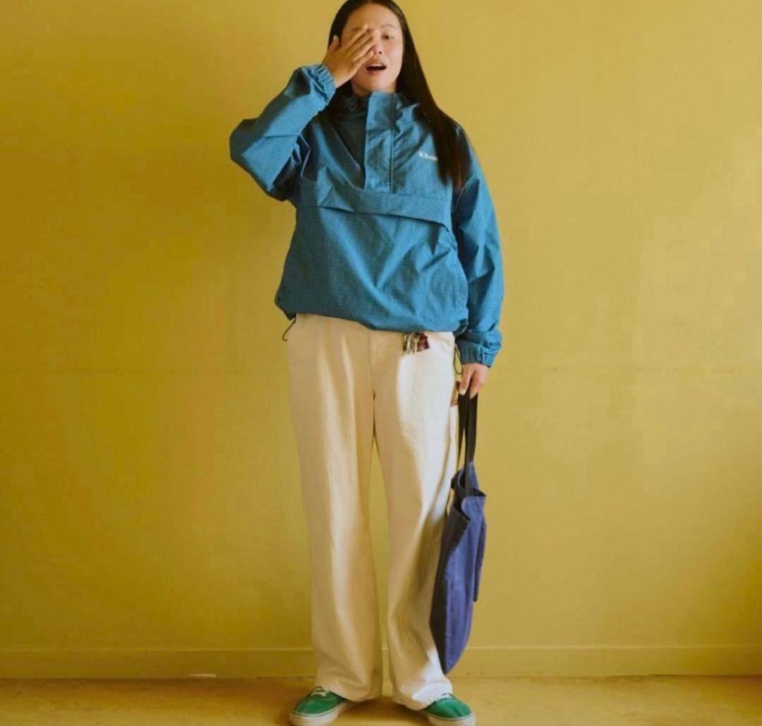 BrokenBase フード付きナイロンジャケット Sサイズ