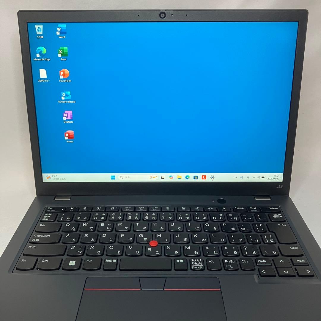 極美品 ThinkPad L13 Gen4 第13世代 i5 16GB オフィス