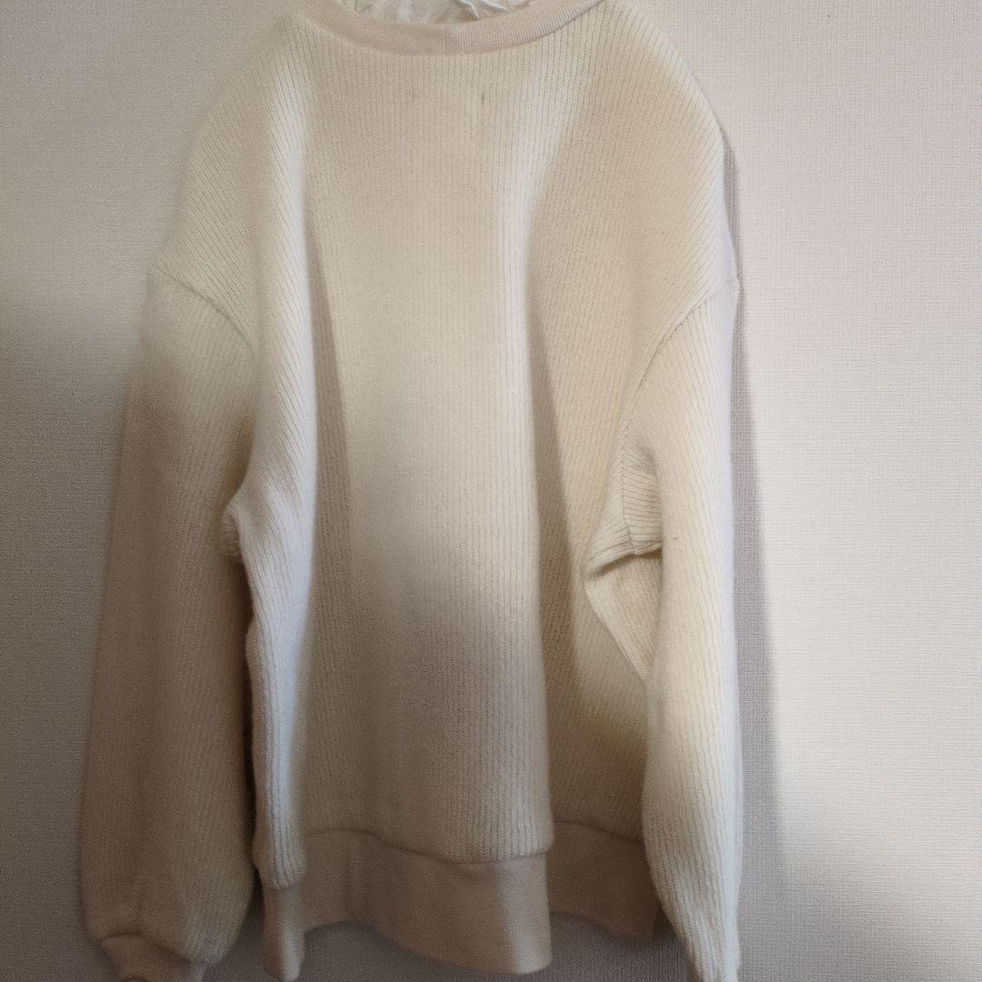 ★美品★magali クォーターフリルプルオーバー　ニット