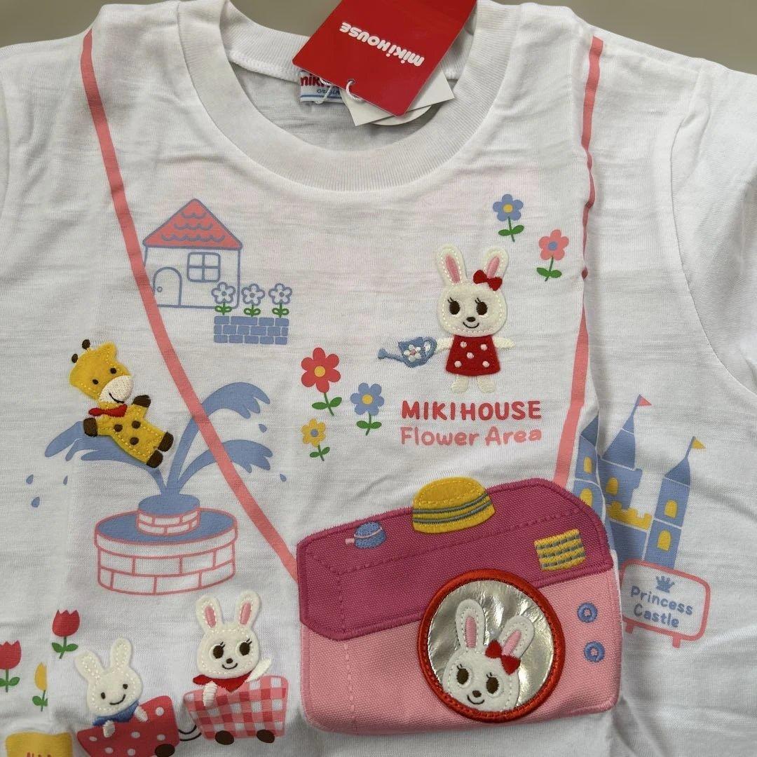 新品未使用 ミキハウス うさこ半袖カメラTシャツ