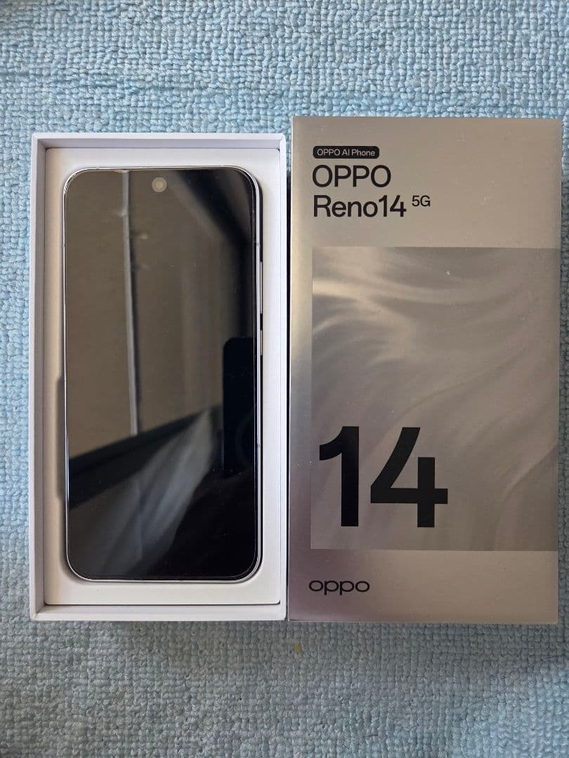 【新品同様】OPPO Reno14 5G 12GB/256GB オパールホワイト