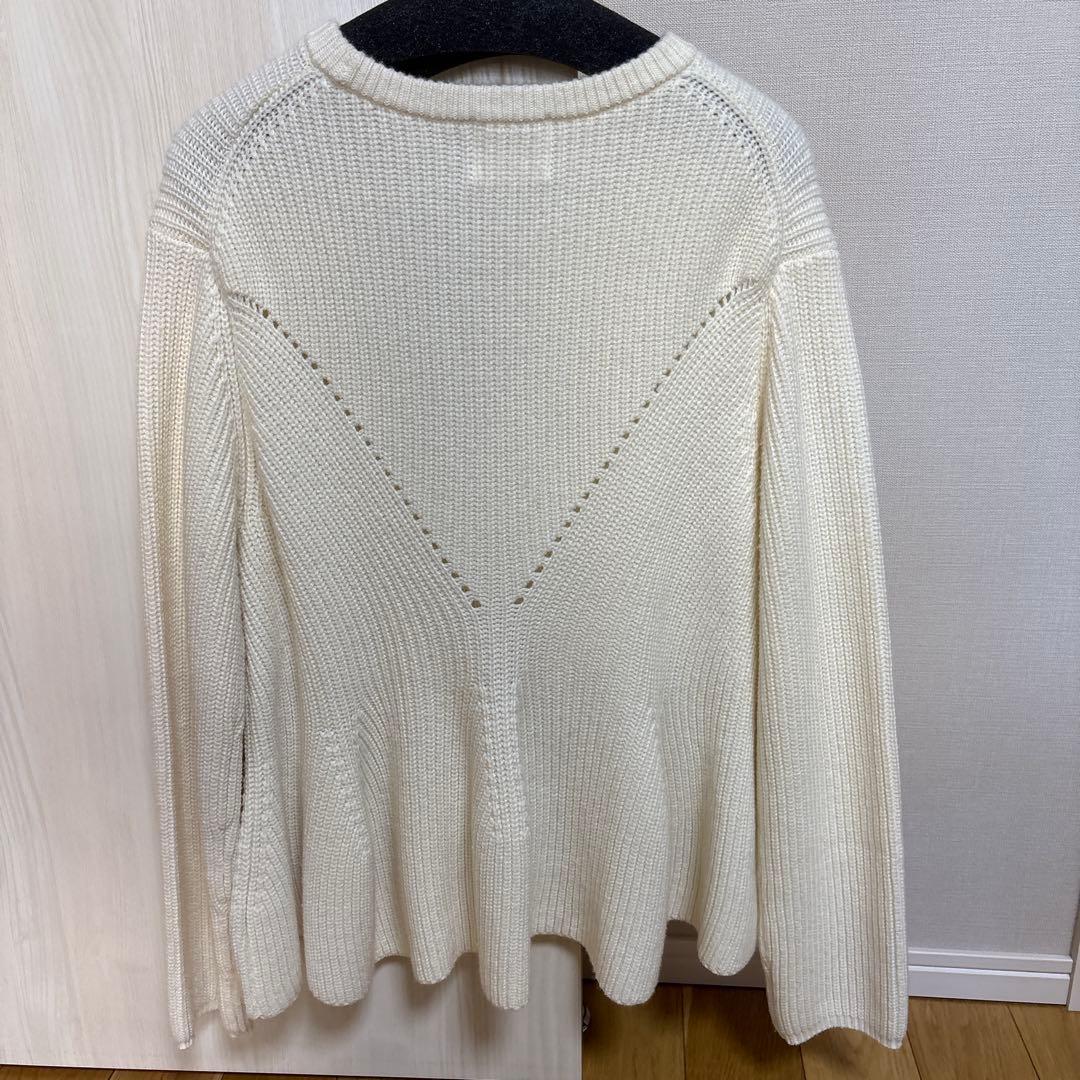 OHGA PEPLUM KNIT ペプラムニット