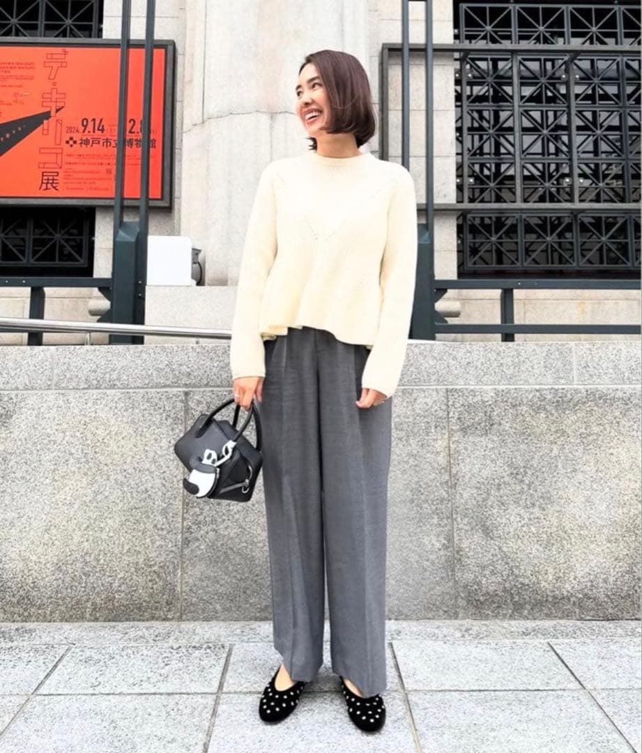 OHGA PEPLUM KNIT ペプラムニット