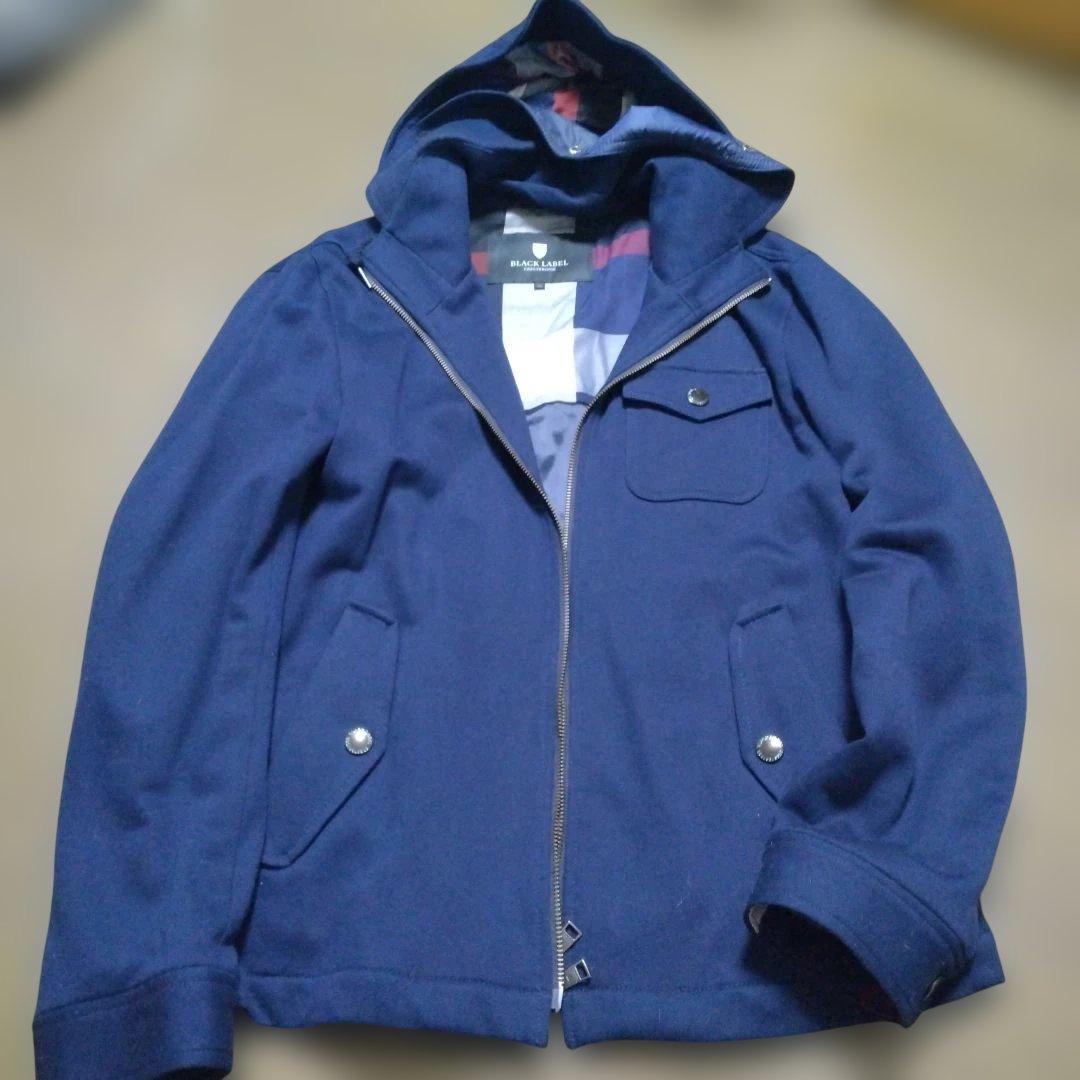 CRESTBRIDGE BLACKLABEL フード付きネイビージャンパー LL