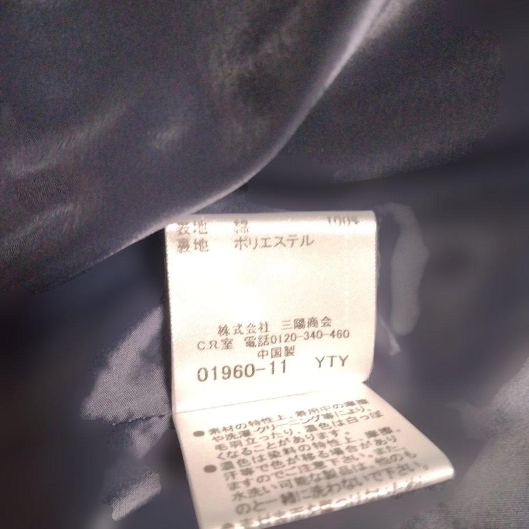 CRESTBRIDGE BLACKLABEL フード付きネイビージャンパー LL