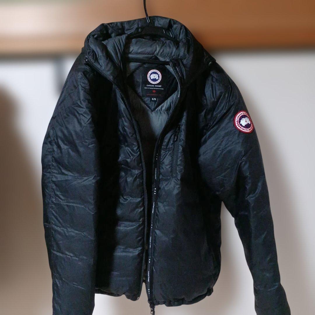   ブラック ダウンジャケット XL