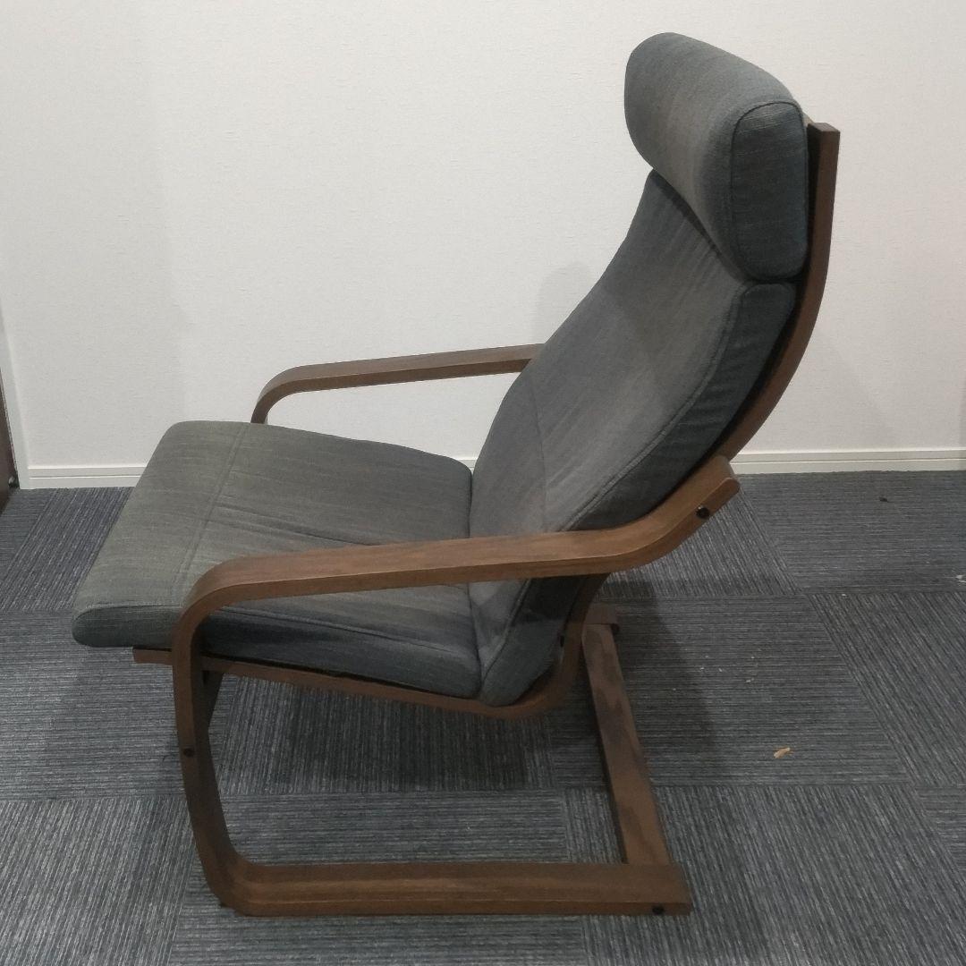 IKEA イケア　POÄNG ポエング　グレー　2脚セット