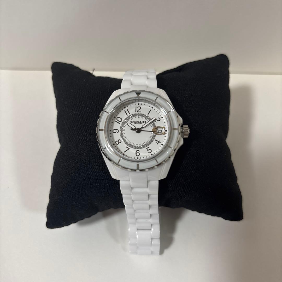 COACH 腕時計 レディース ホワイト