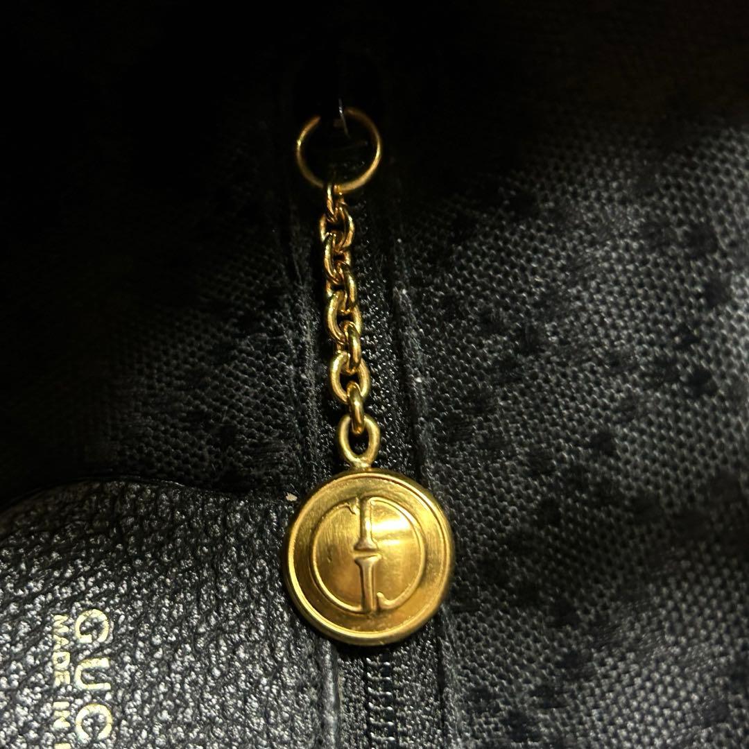 GUCCI グッチ リュック・デイパック ブラック スウェード/レザー バンブー