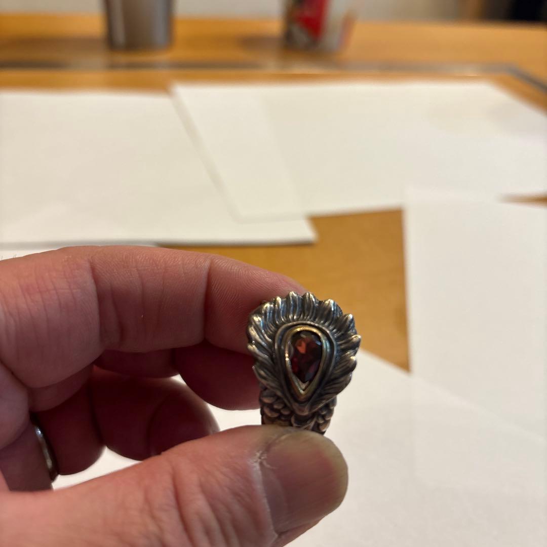 ブラッディーマリー　ドラードリング　ファイアーオパールカスタム