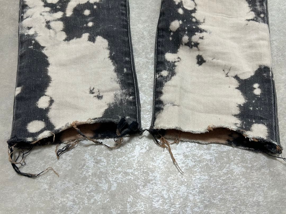 GUCCI エンブロイダリー・ブリーチデニム 虎　花