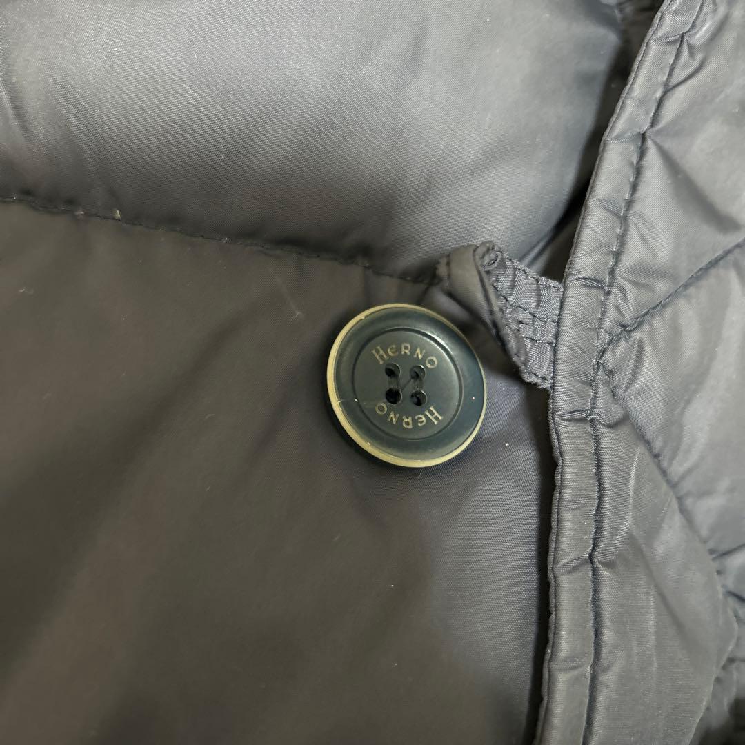 HERNO ネイビー ダウンジャケット サイズ48