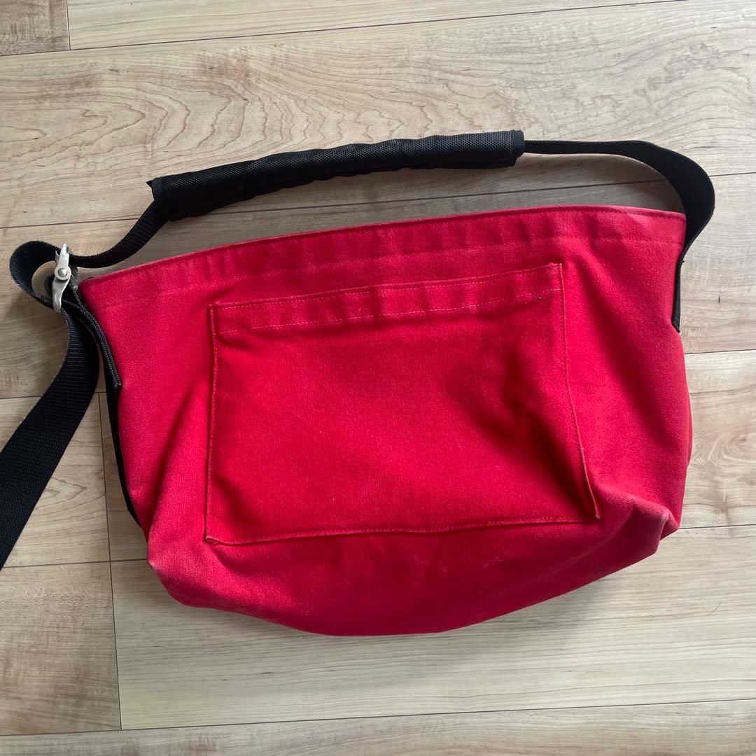 De Martini メッセンジャーバッグ レッド