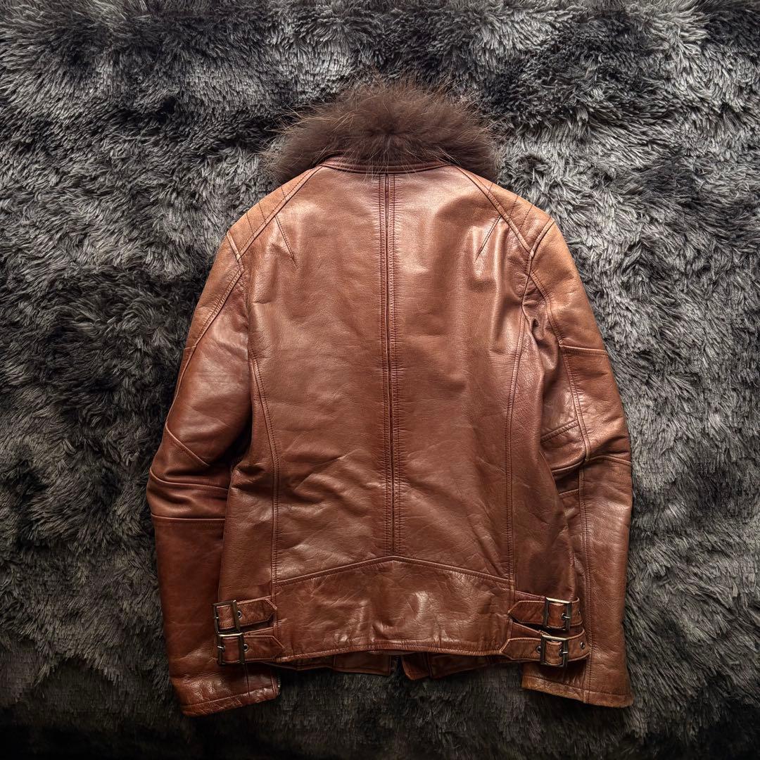 TORNADO MART ファーレザージャケット