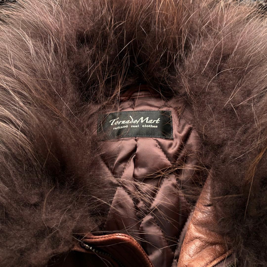 TORNADO MART ファーレザージャケット