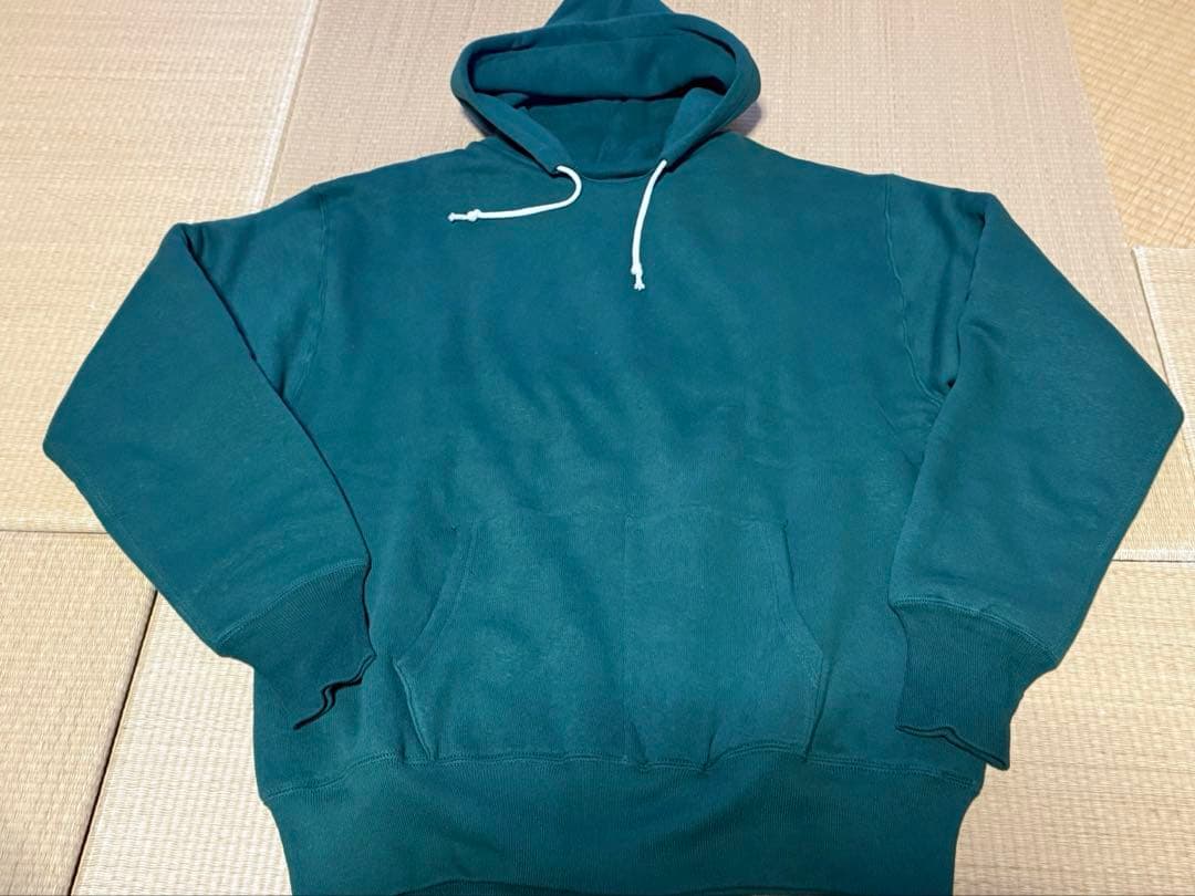 ジョングラッコー　ダークグリーン ダブルフェイス　後付けパーカー